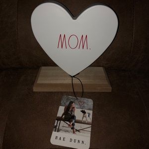 MOTHERS DAY MOM Rae Dunn On Wood Stand